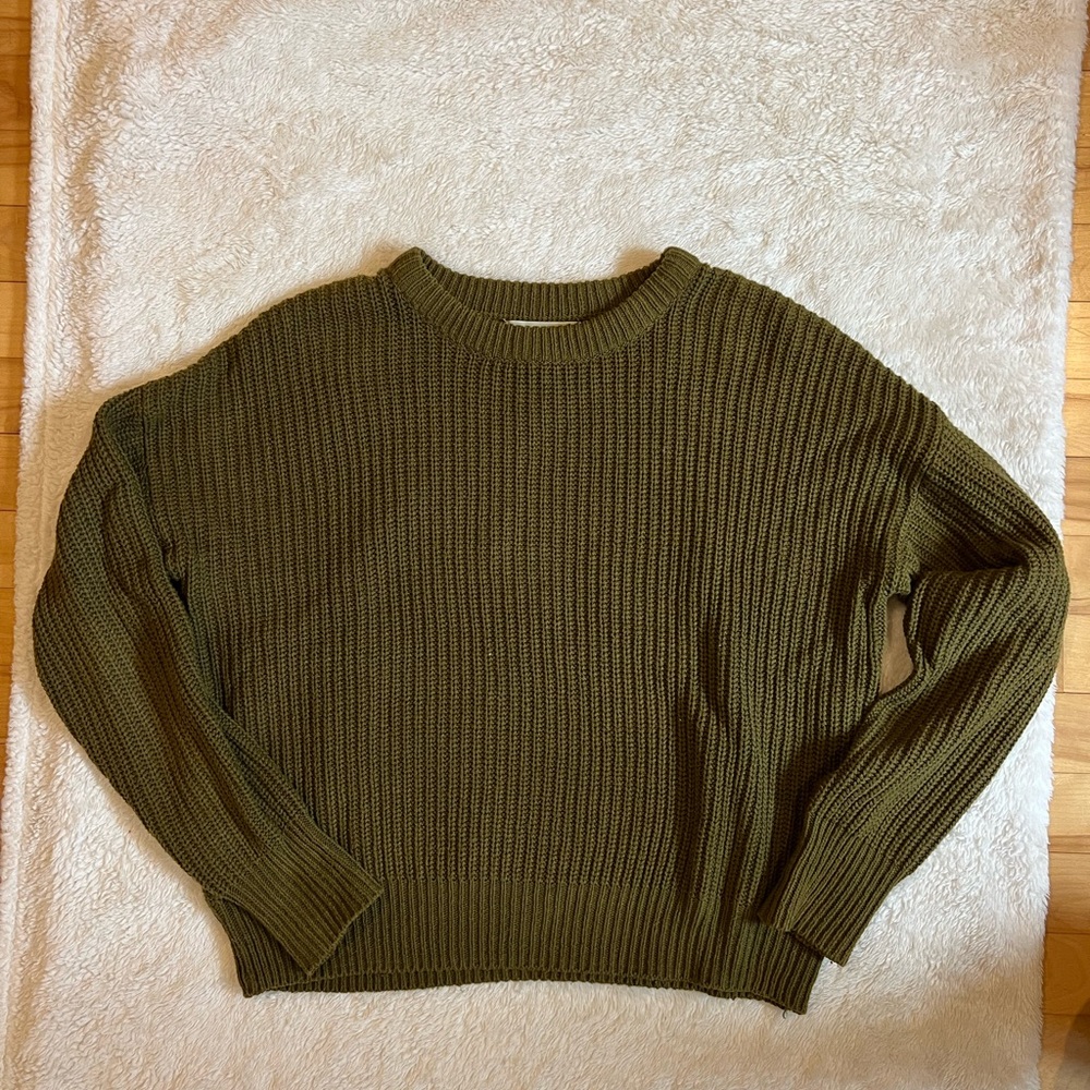 Urban Outfitters Olive Knit Sweater